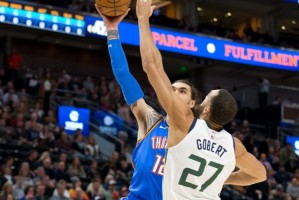  戈贝尔18篮板爵士力克魔术  